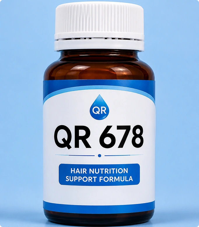 QR 678 anti-hair loss solution vial, 5mL, highly purified.